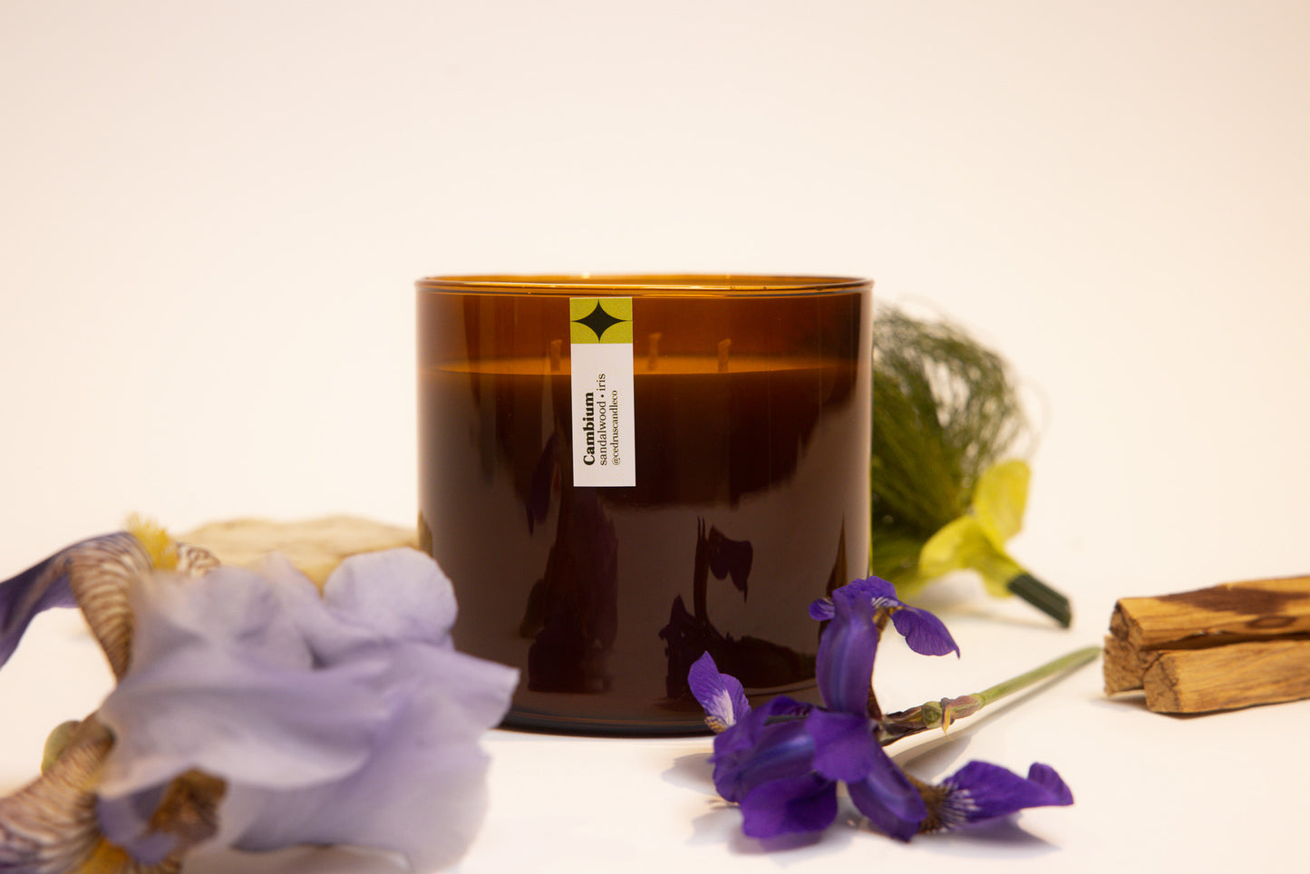 Cedrus Candle Co 16 oz Amber Tumbler